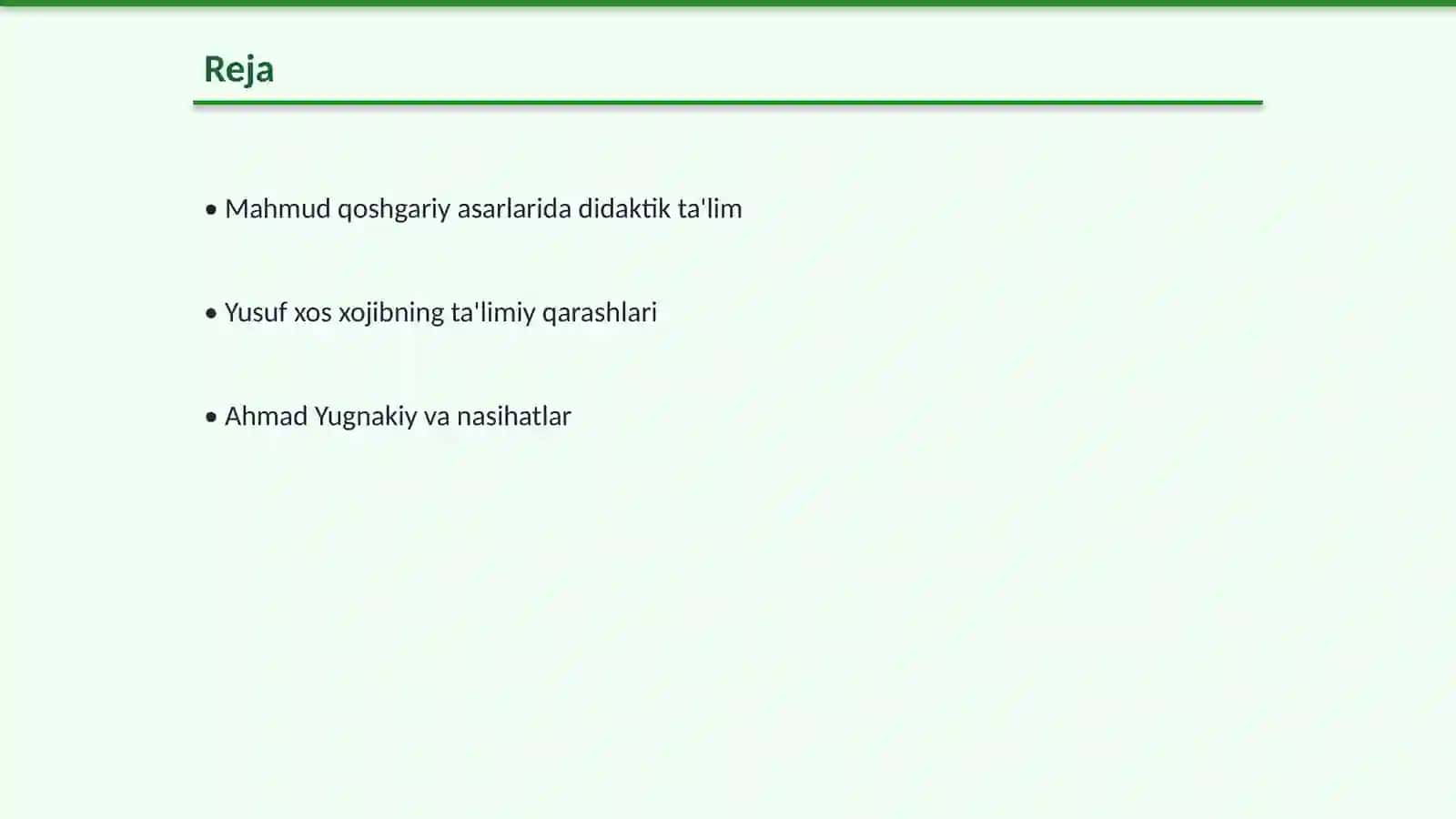 Mahmud qoshgariy asarlarida didaktik ta'lim 2