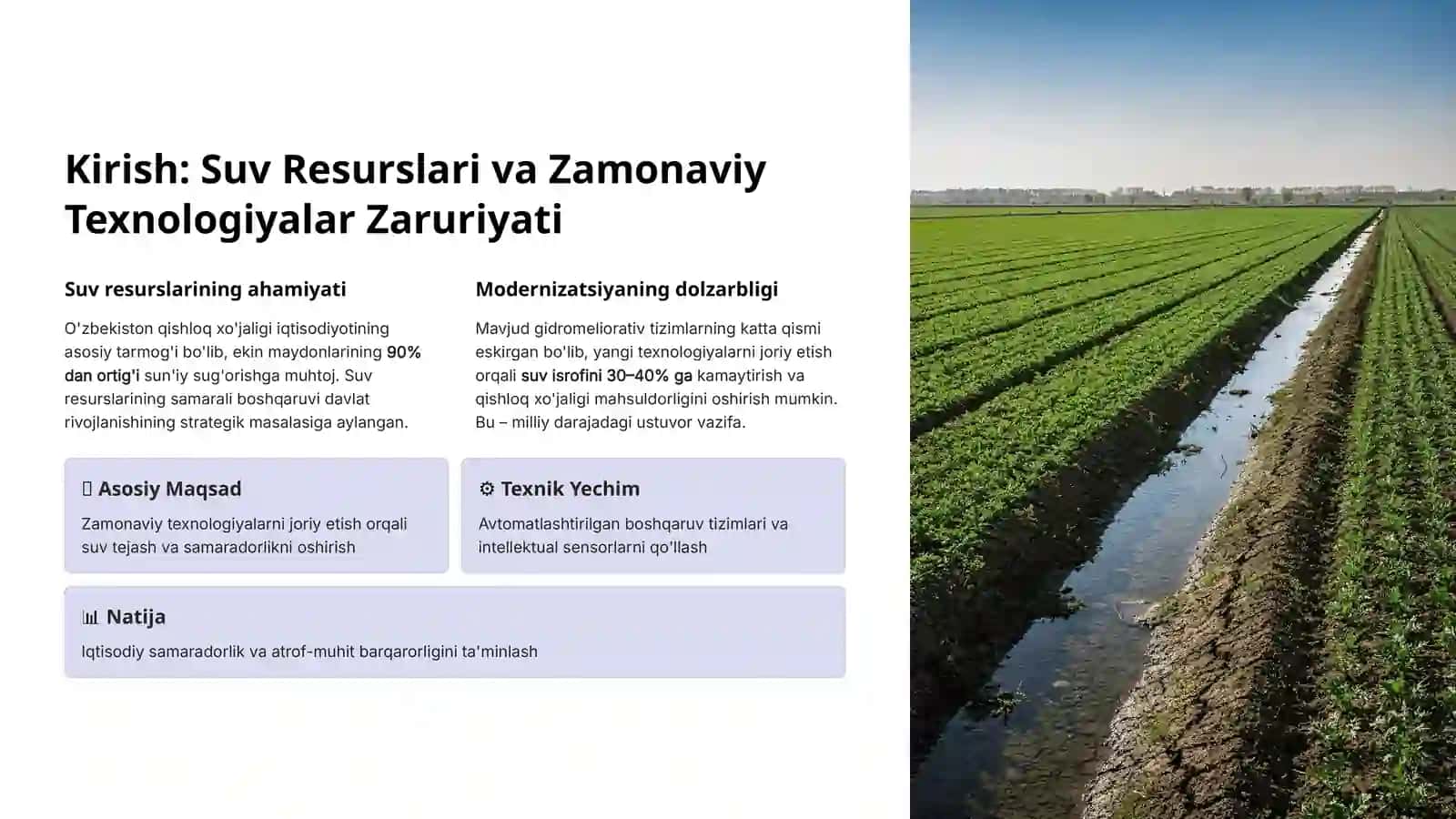 Yangi Texnika va Texnologiyalarni yaratish, ishlab chiqarish jarayonlarini avtomatlashtirish 2