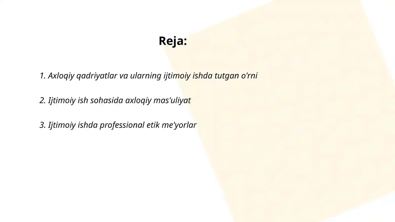 Axloqiy qadriyatlar ijtimoiy ish etikasi amaliyot asosi sifatida 2