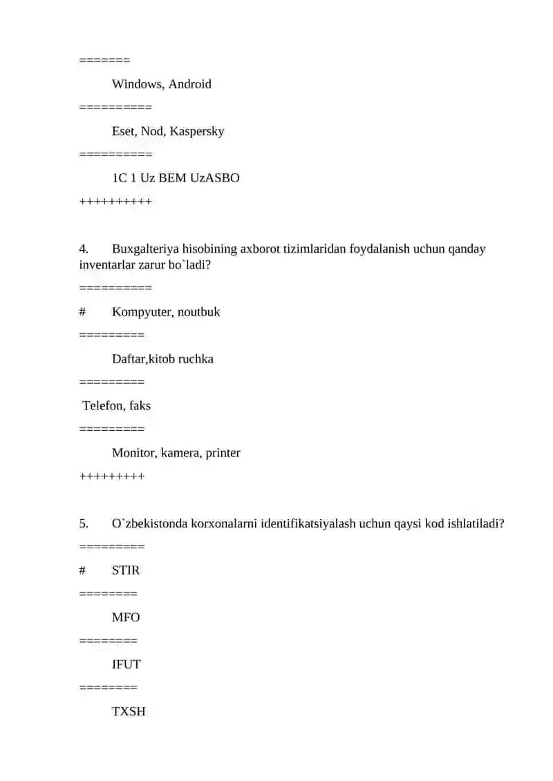 BUXGALTERIYA HISOBINING AXBOROT TIZIMLARI 2