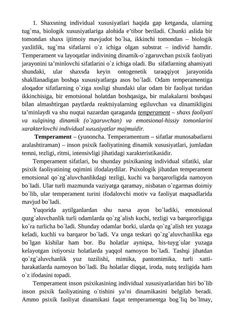 Temperament Turlari 2