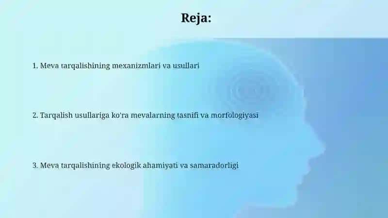 Mevalarni mexanik va biologik tarqalish usullariga qarab guruhlash va kòrgazma qilish 2