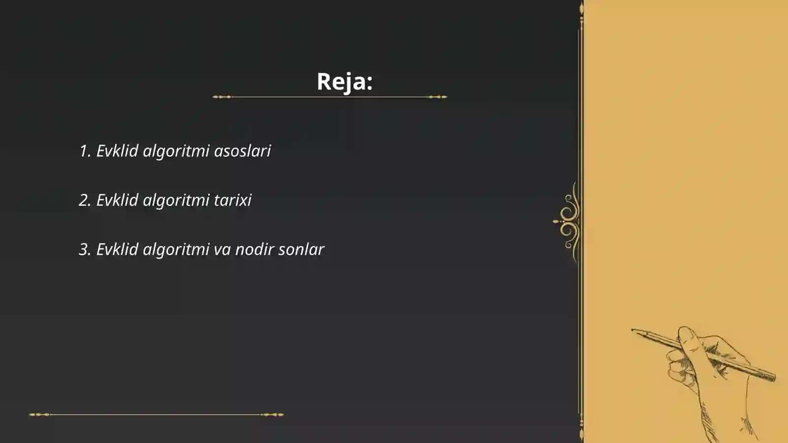 Evklid algoritmi 2