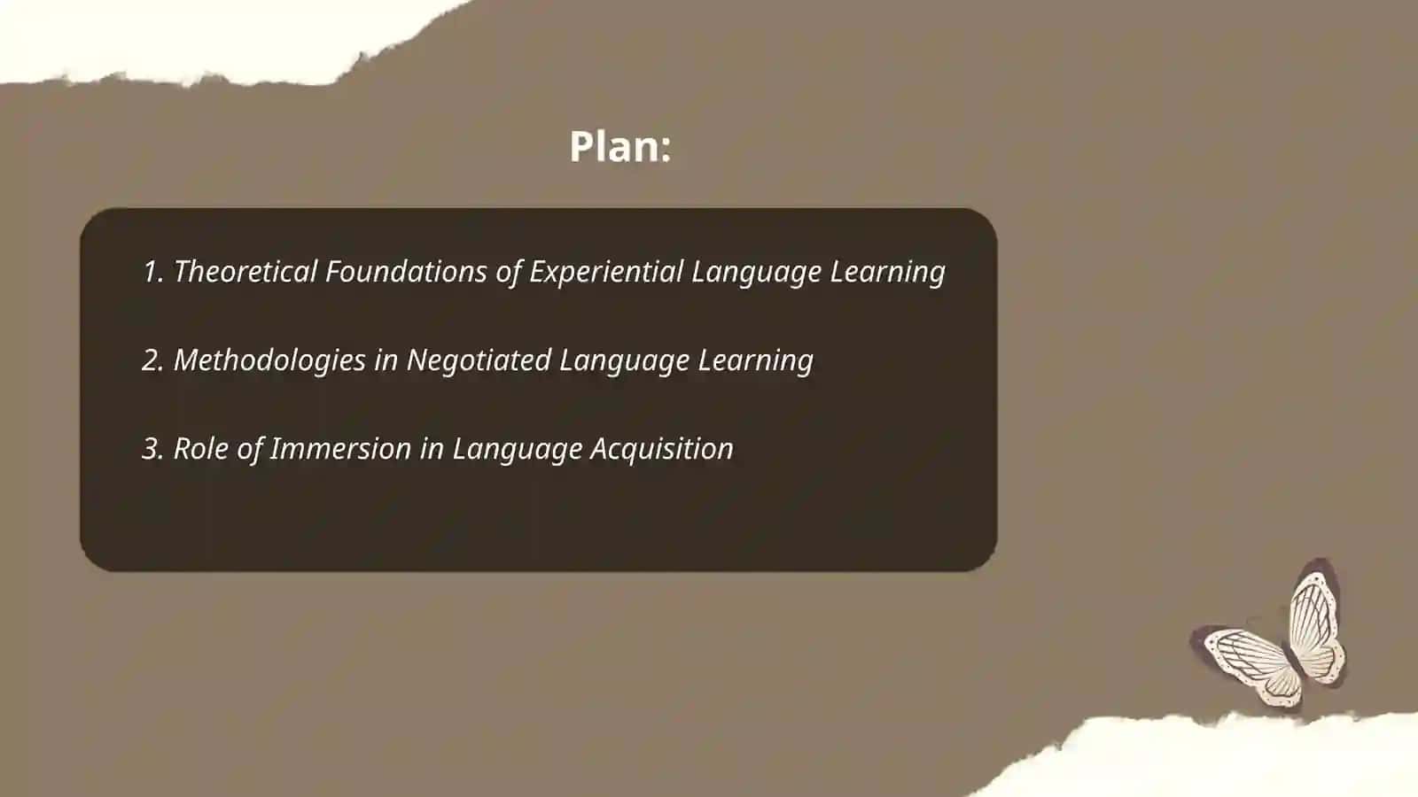 Experiential and Negotiated Language Learning 2