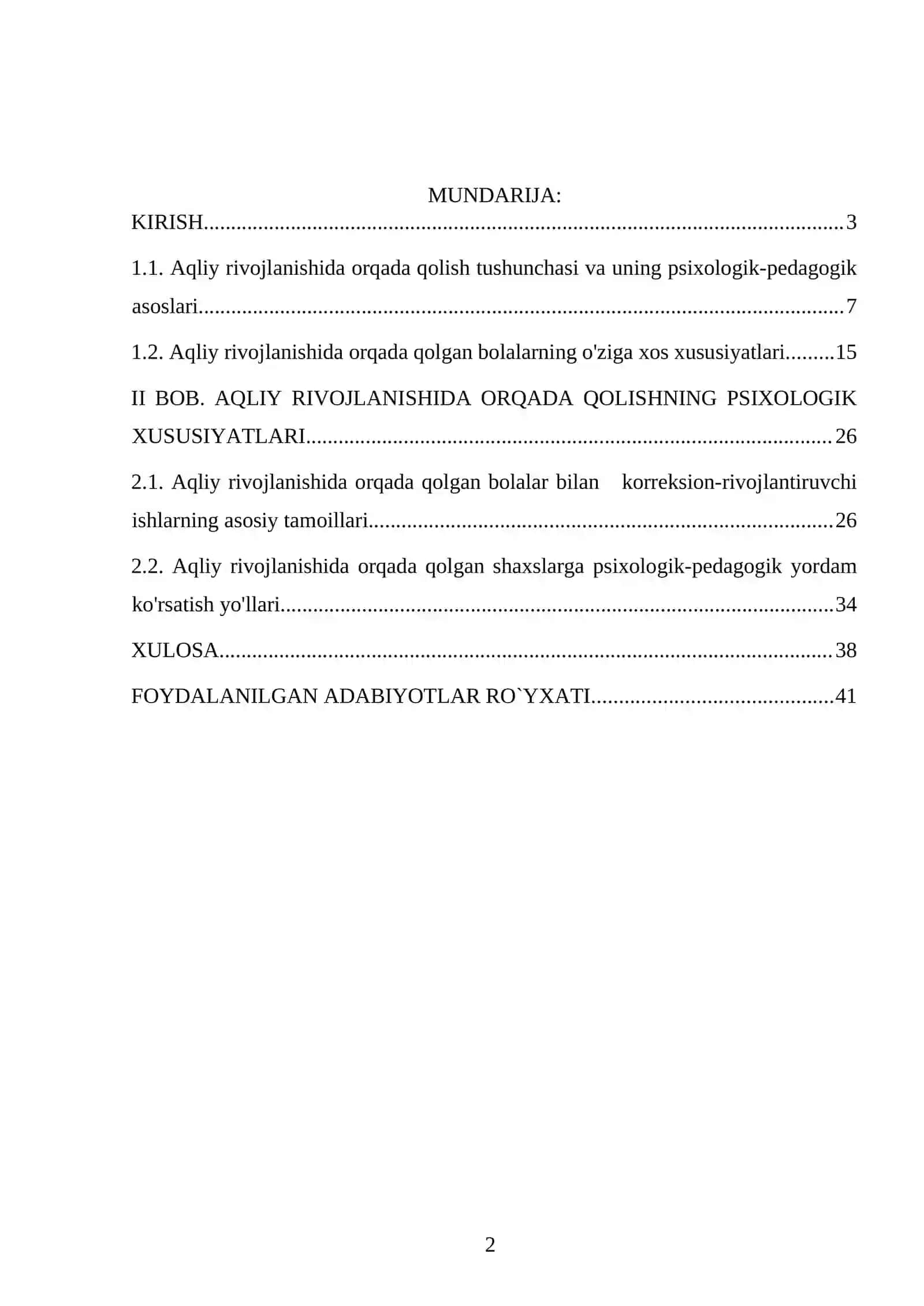 Aqliy rivojlanishda orqada qolishning psixologik xususiyatlari 2