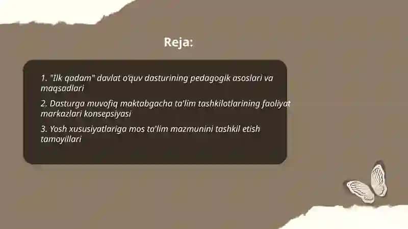 Ilk qadam davlat õquv dasturi 2