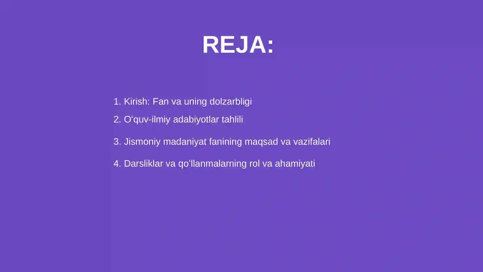 Jismoniy madaniyat va sport fanining uslubiyati 2