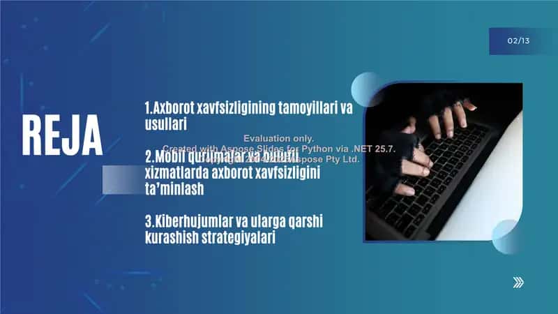 Axborot himoya qilish usullari 2