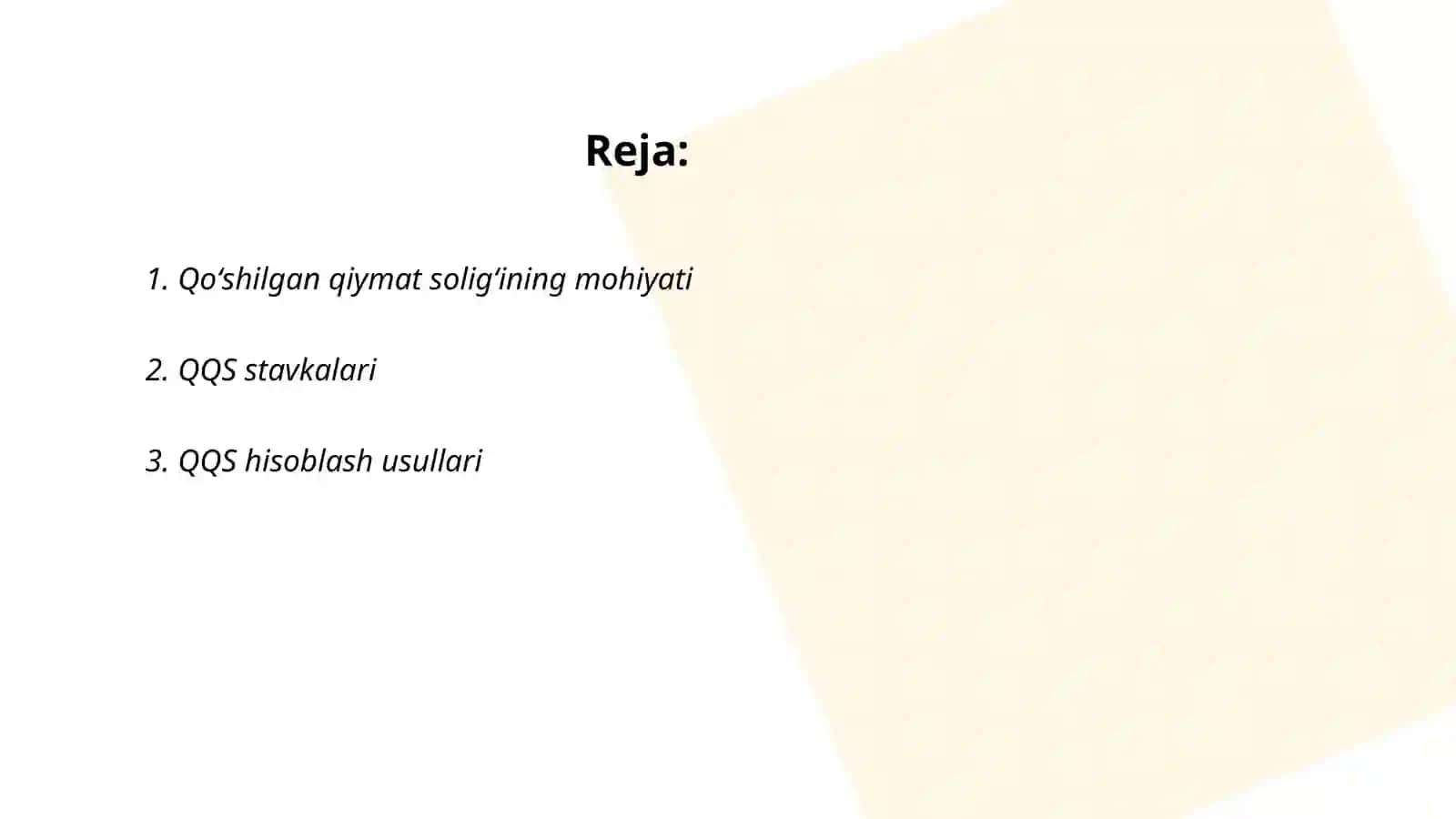 Qo‘shilgan qiymat solig‘i 2