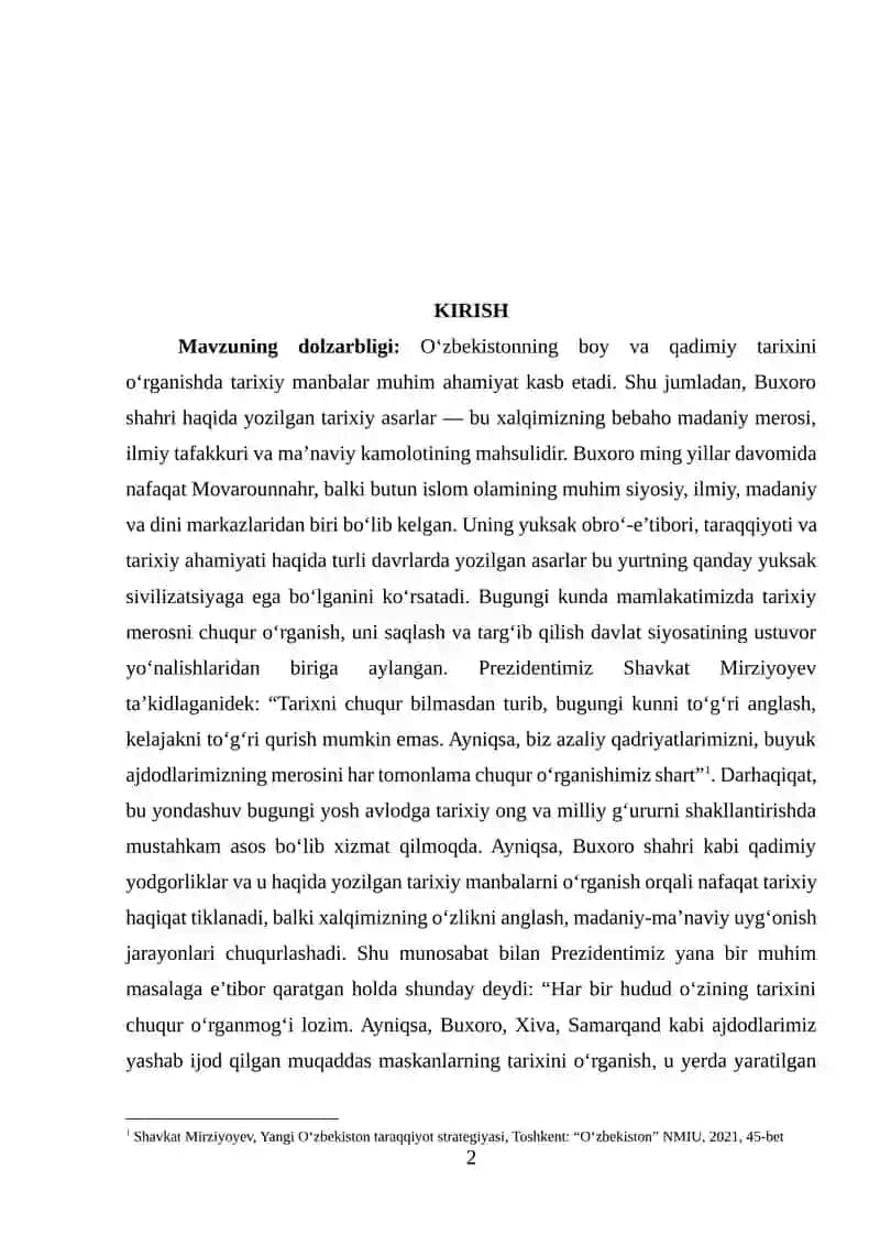Buxoro shahri tarixiy manbalarda aks etilishi 2
