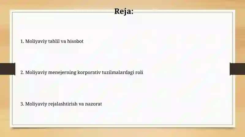 Korporativ tuzilmalarda moliyaviy menejerning roli 2