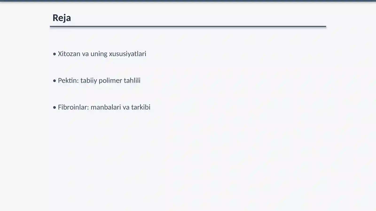 Хitоzаn, pеktin, fibrоinlаrni оlish vа tоzаlаsh usullаri 2