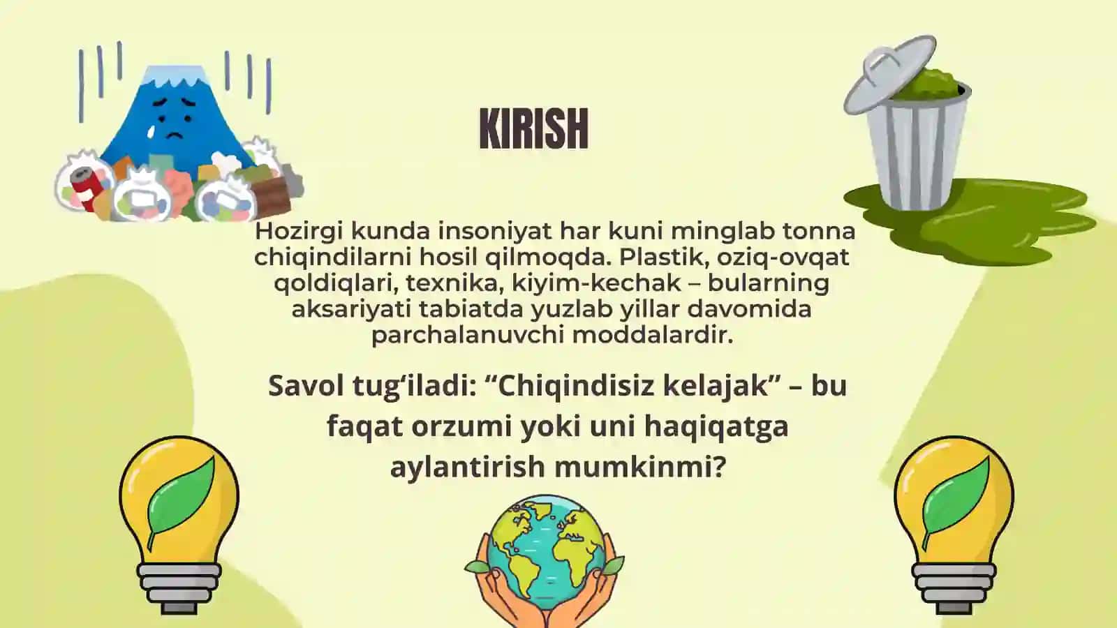 "CHIQINDISIZ KELAJAK – ORZUMI YOKI HAQIQAT?" 2