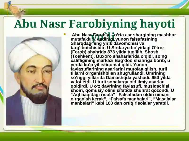 Abu Nasr Farobiyning Ta'lim-Tarbiyaga Oid Qarashlari 2