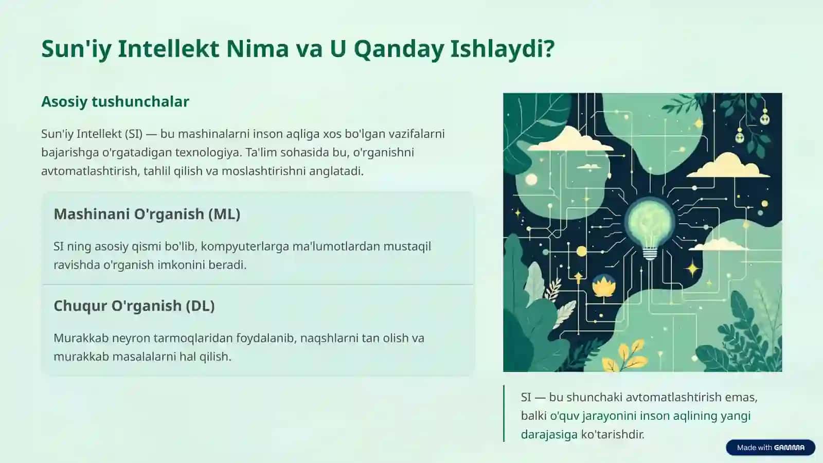 Ta'limda Sun'iy Intellekt Texnologiyalari: Kelajakka Nazar 2