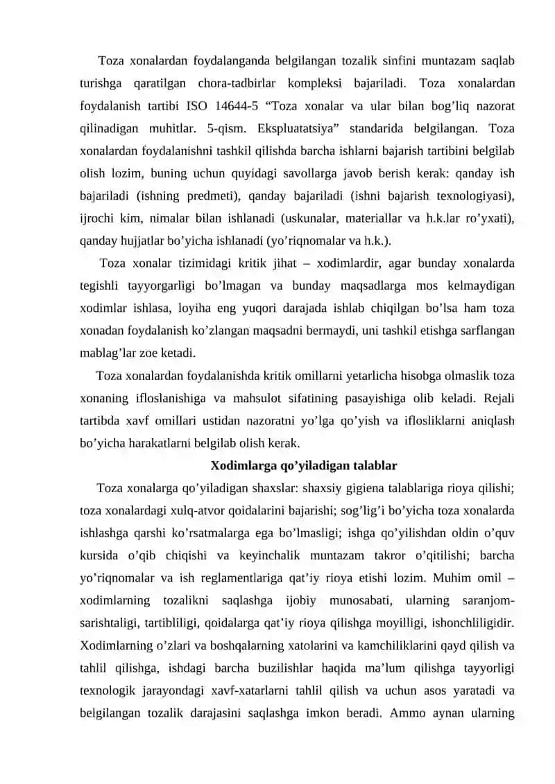 Kimyo-farmatsevtika korxonalari ishchi-xodimlarida uchraydigan kasb kasalliklari va oldini olish choralari 2