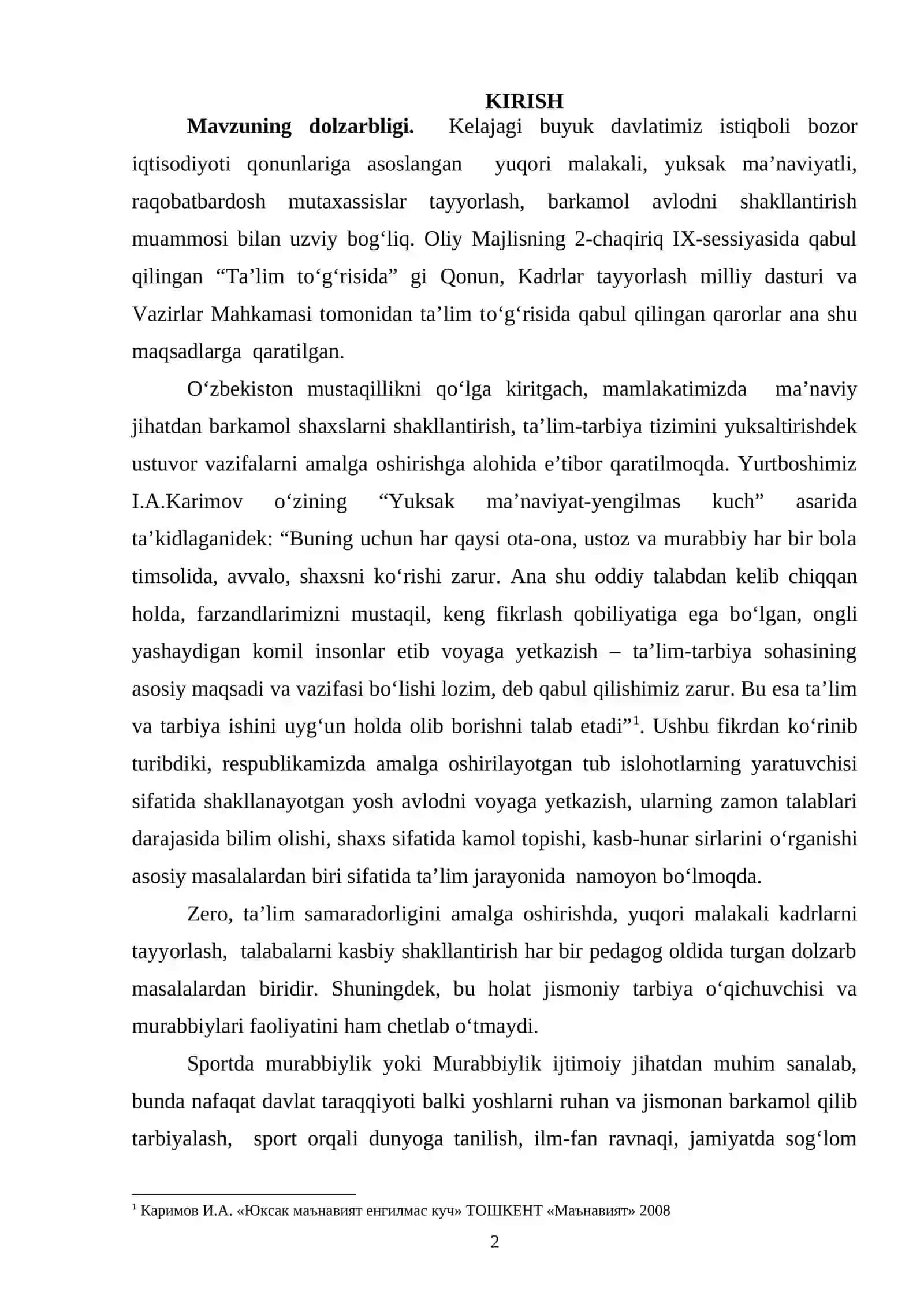 HARBIY XIZMATCHILARNI JISMONIY TARBIYA VOSITALARI ORQANI JISMONIY SIFATLARINI RIVOJLANTIRISH USULLARI 2