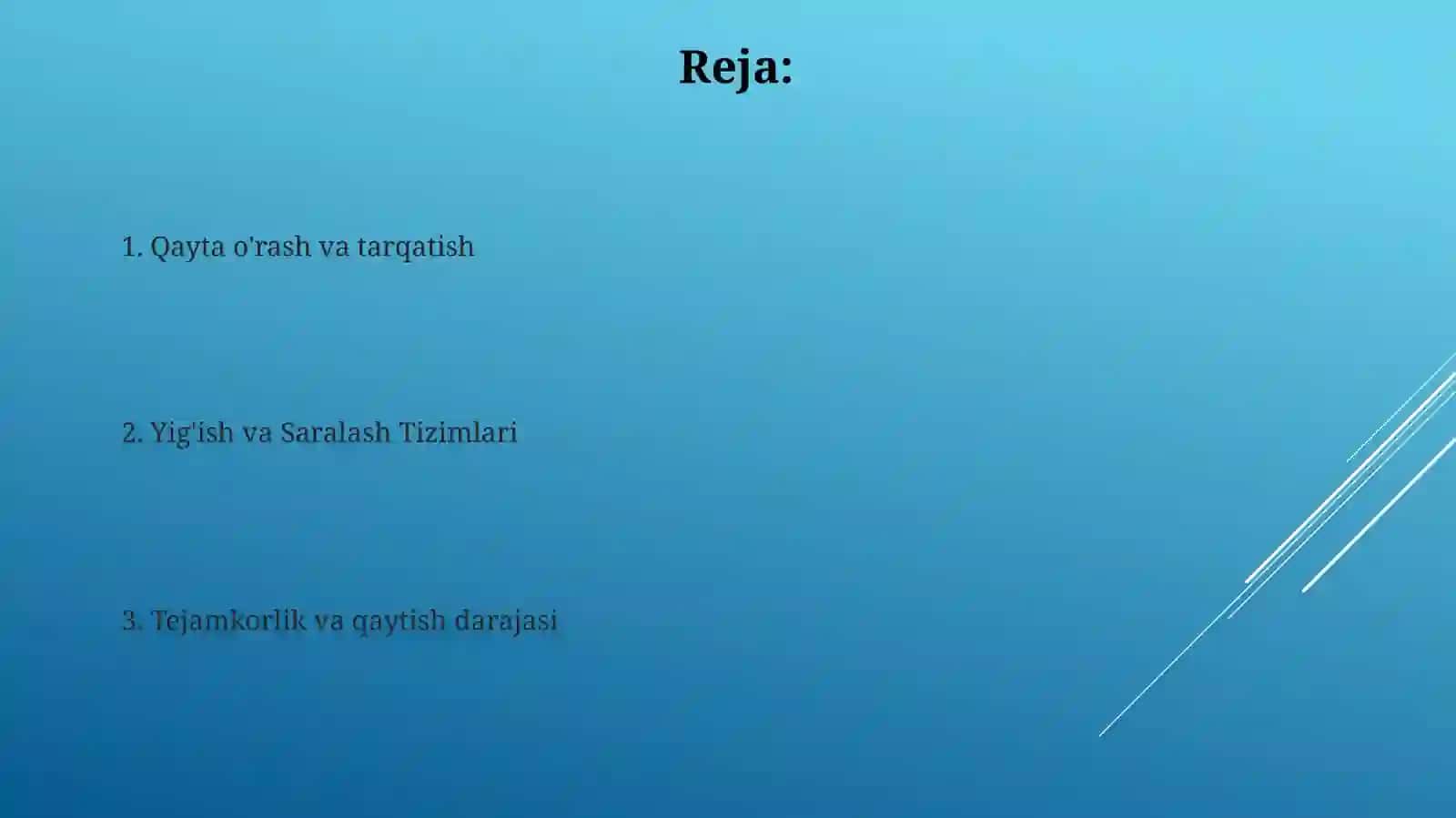 Tandaromida qoldiq oʻramlarni olish va qayta oʻrash 2