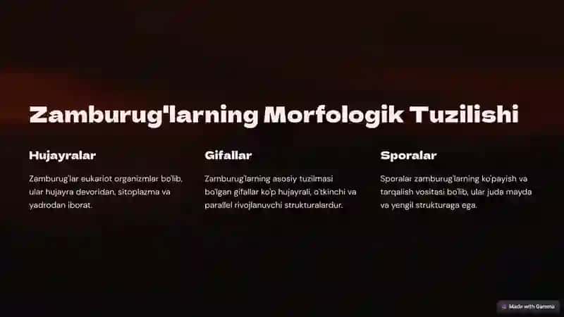 Zamburug'lar va Sodda Hayvonlar 2