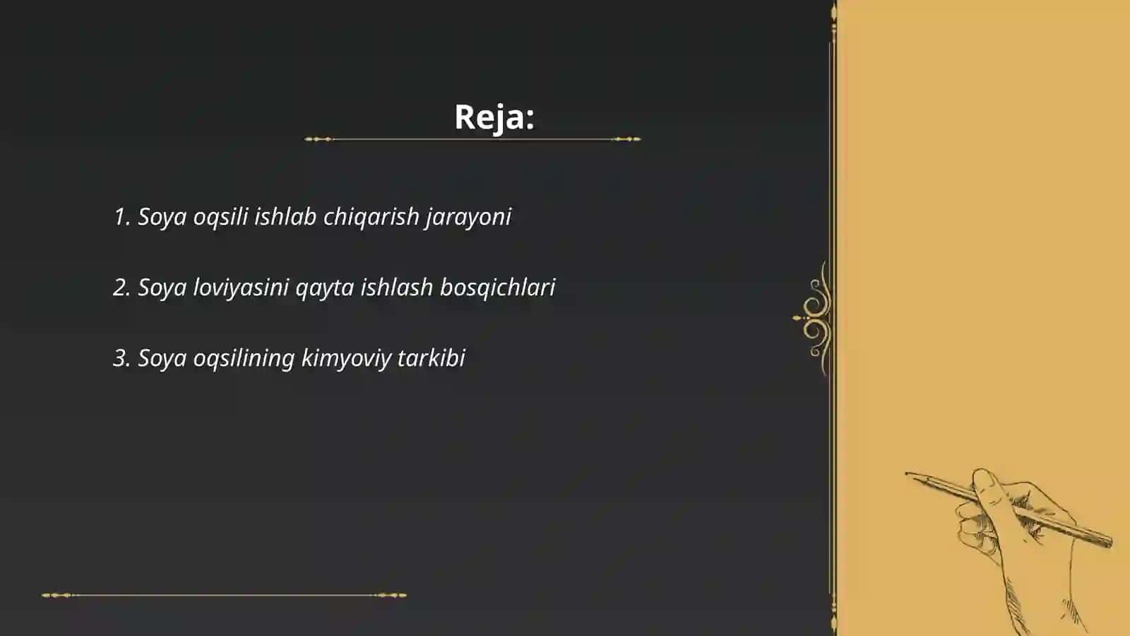 Soya oqsili olish texnologiyasi 2