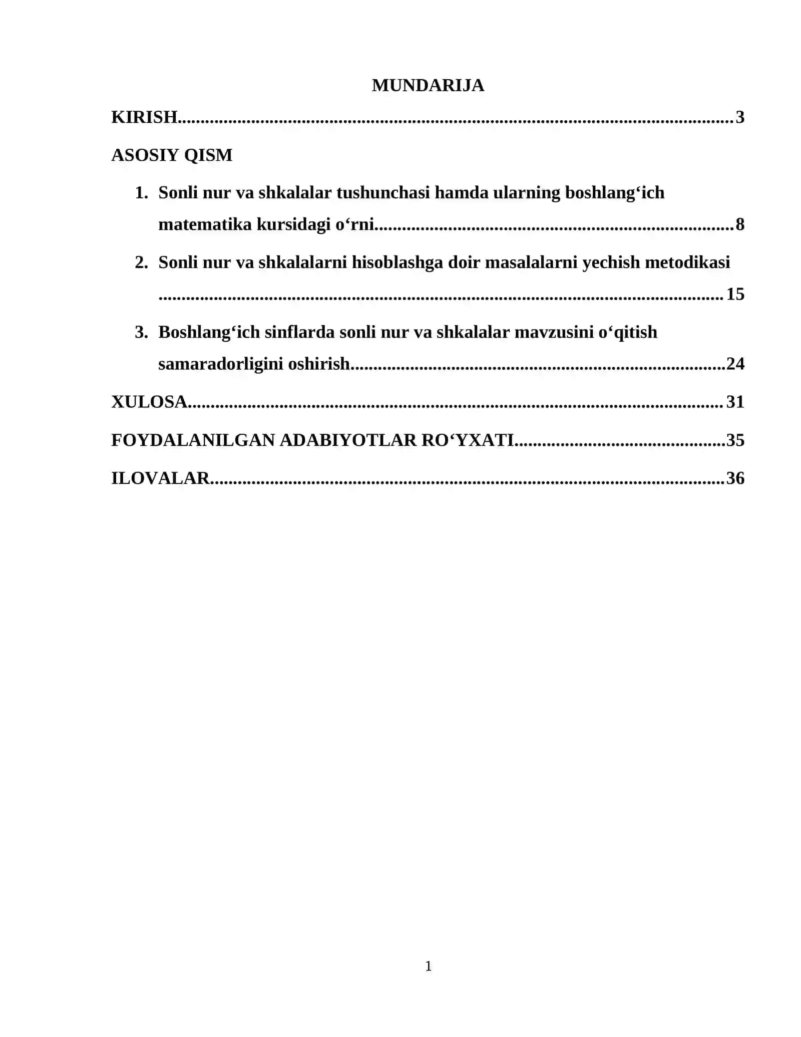 Boshlang‘ich sinf matematika darslarida sonli nur va shkalalarni hisoblashga doir masalalar ishlash usullari 2