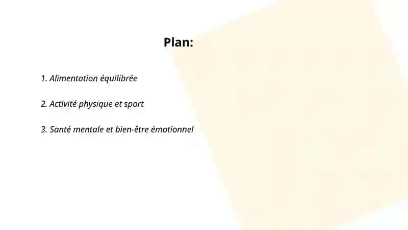 La santé et le bien être 2