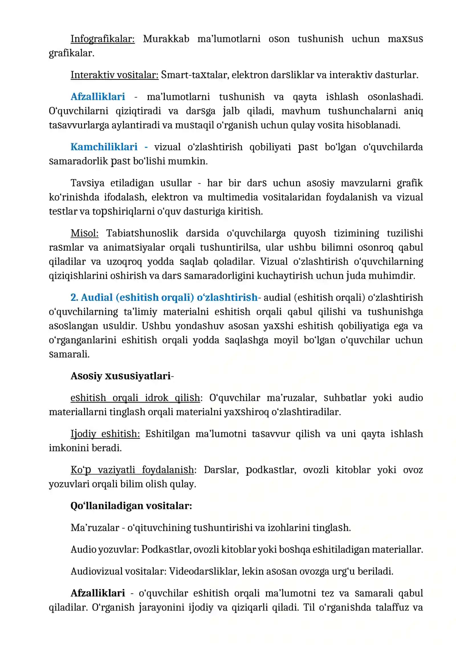 6-MA’RUZA: O‘quvchilar va sinfdagi xilma-xillik 2