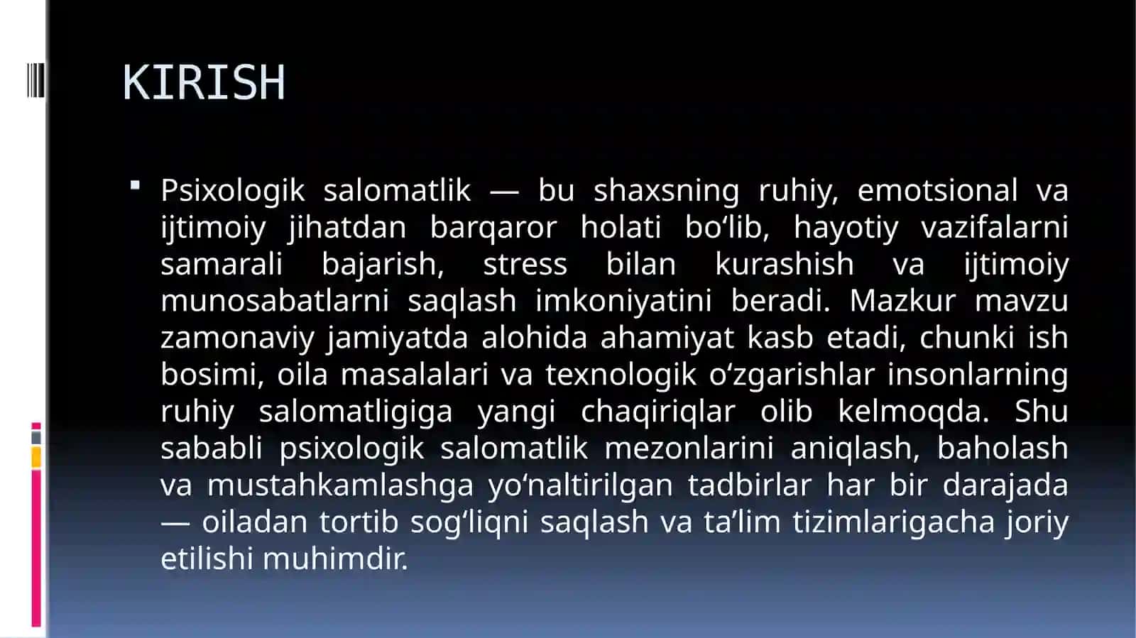 Psixologik salomatlik 2
