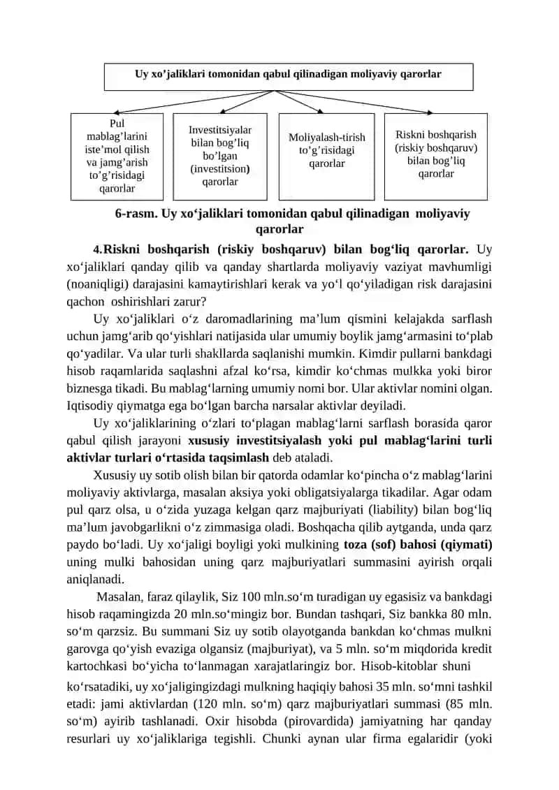 ZAMONAVIY MOLIYAVIY QARORLAR 2