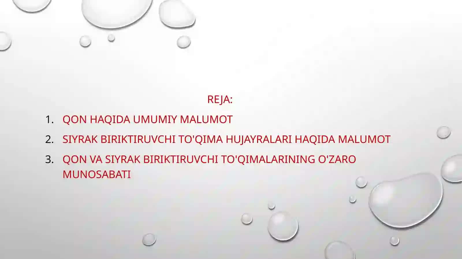 Qonvasiyraktolalibiriktiruvchito’qimalarningo’zaromunosabati 2