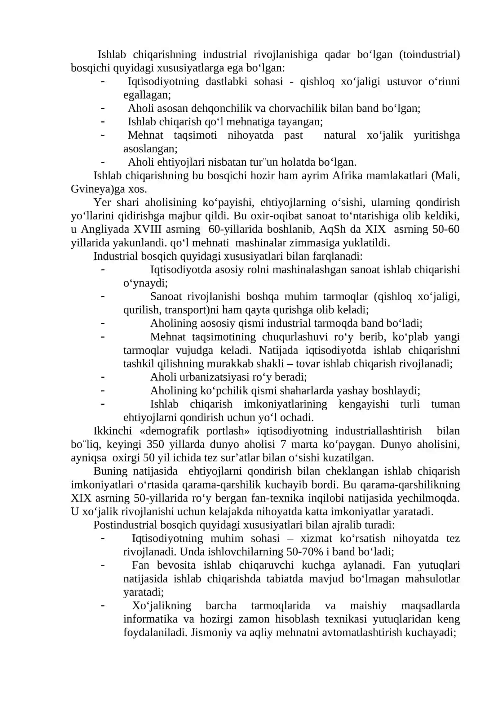 Iqtisodiy faoliyat va ishlab chiqarish 2