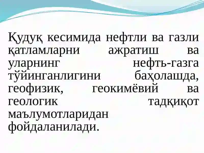 Quduqlarda geofizik tadqiqot 2