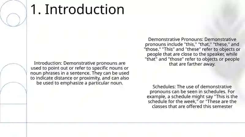 Demonstrative Pronouns 2