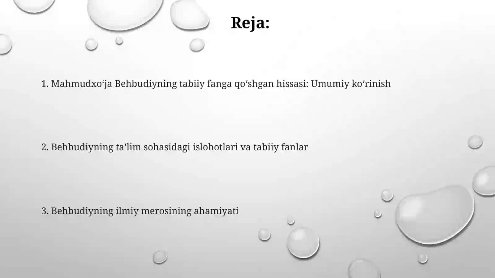 Mahmudxo'ja Behbudiyning tabiiy fanga qo'shgan hissasi 2