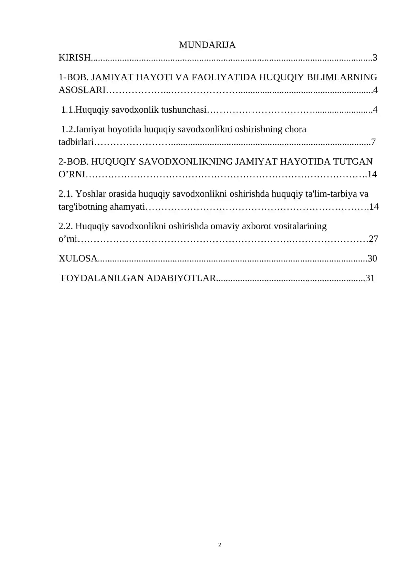 Huquqiy savodxonlik- huquqiy madaniyat asosi 2