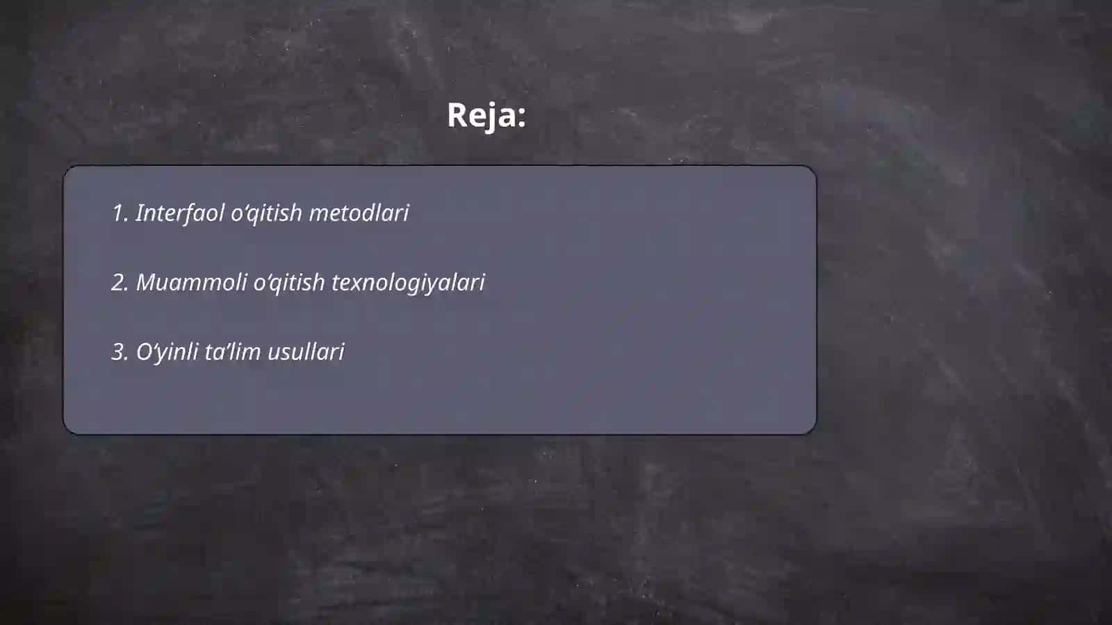 Interfaol o‘qitish metodlari 2