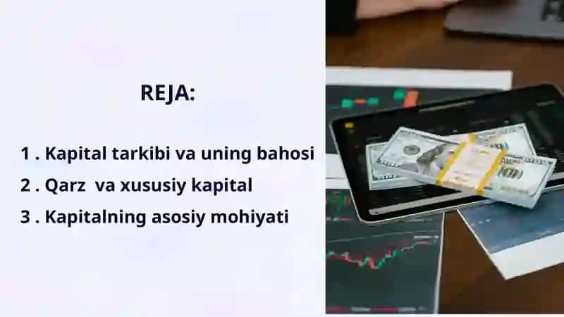Kapital Tarkibi va uning bahosi 2