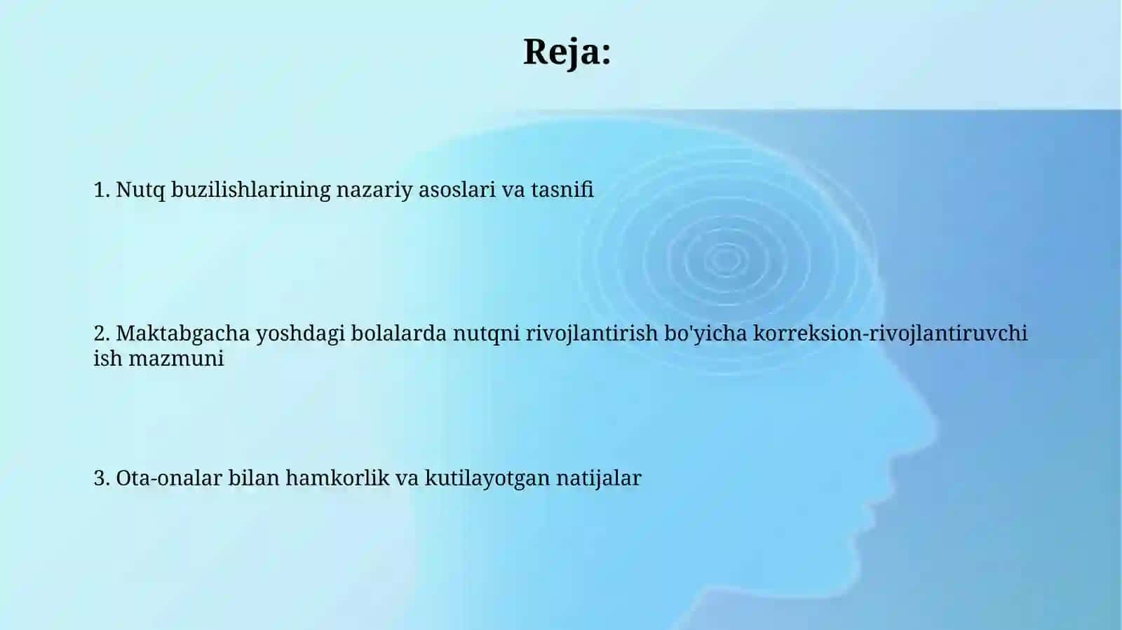 Maktabgacha yoshdagi nutq kamchiligiga ega bolalarda nutq o‘s ← tirish bo‘yicha ishlar 2