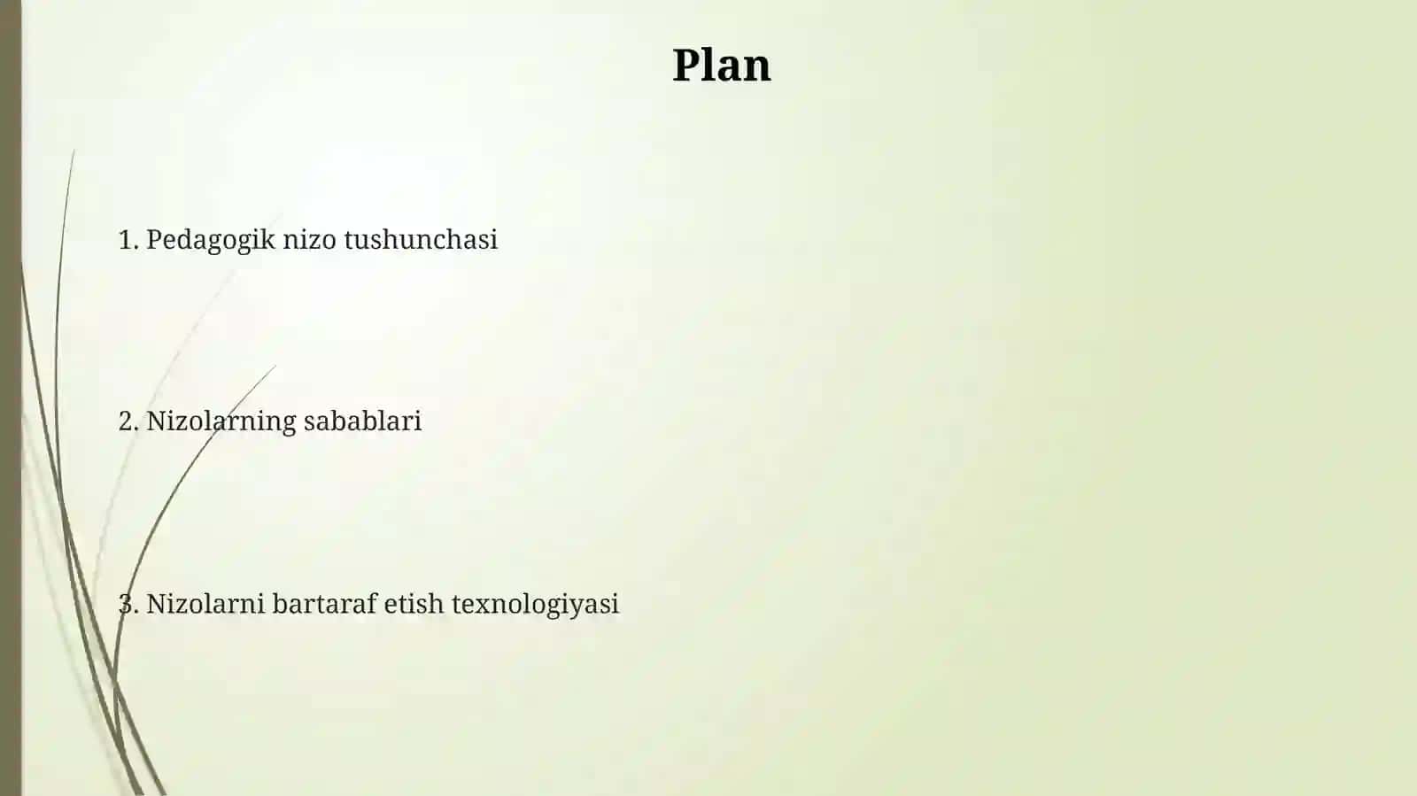Pedagogik nizolar va ularni bartaraf etish texnologiyasi 2