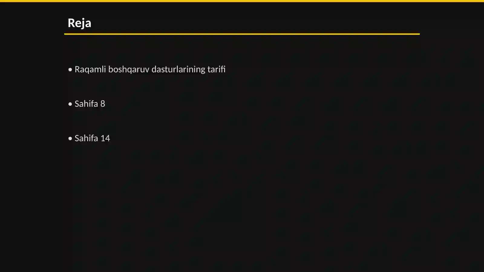Raqamli boshqaruv dasturlarining tarifi va Buxgalteriyada qo'llanishi 2