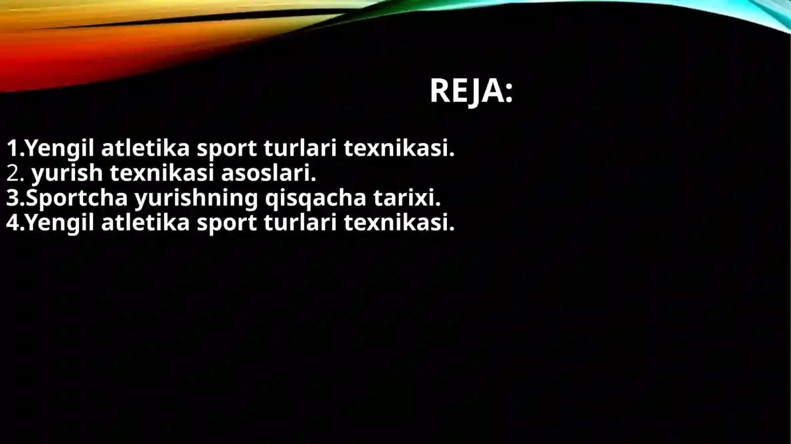 YENGIL ATLETIKA SPORTI TURLARINING TEXNIKAASOSLARI 2