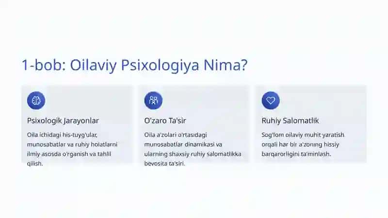 Oilaviy Psixologiya: Oila va Ruhiy Salomatlik 2