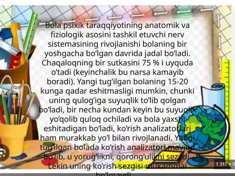 Ilk bolalik davri psixologiyasi va psixodiagnostikasi 2