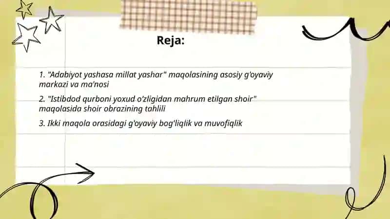 Istibdod qurboni yoxud oʻzligidan mahrum etilgan shoir 2