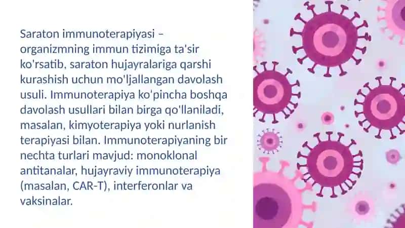 Saraton immunoterapiyasi 2
