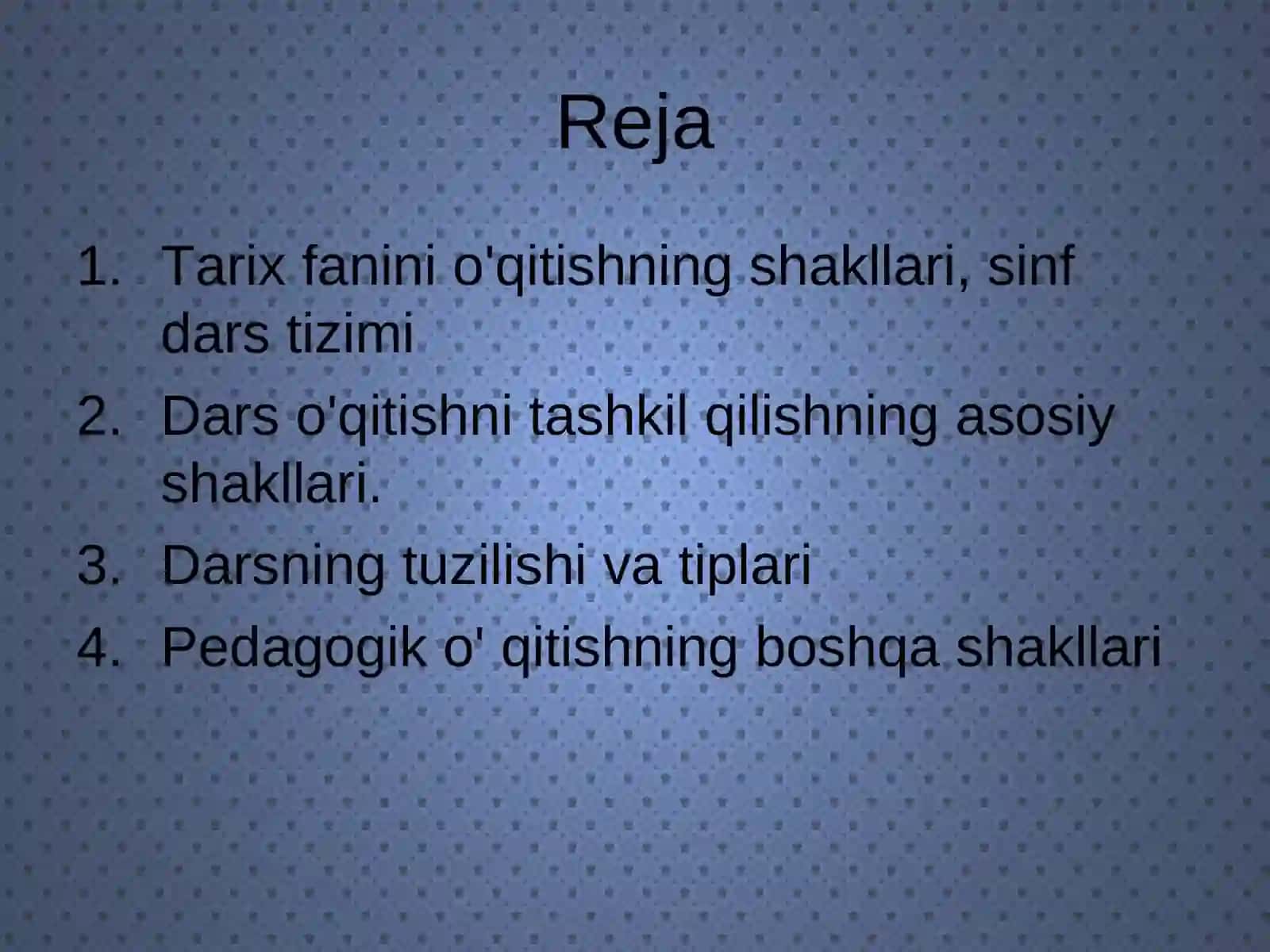Tarix fani o'qituvchisiga qo'yiladigan zamonaviy talablar 2