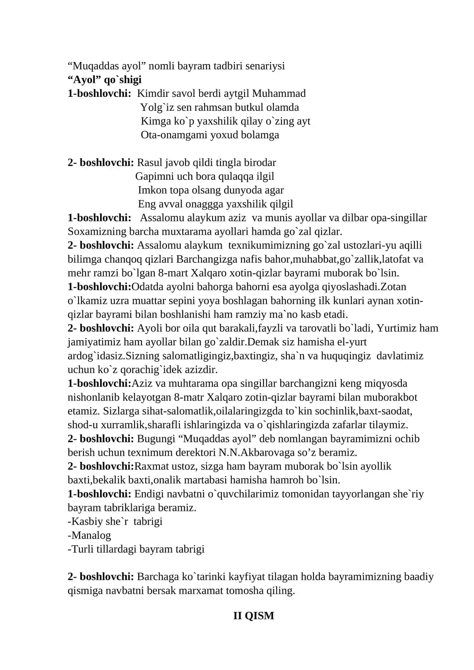 Muqaddas ayol 2
