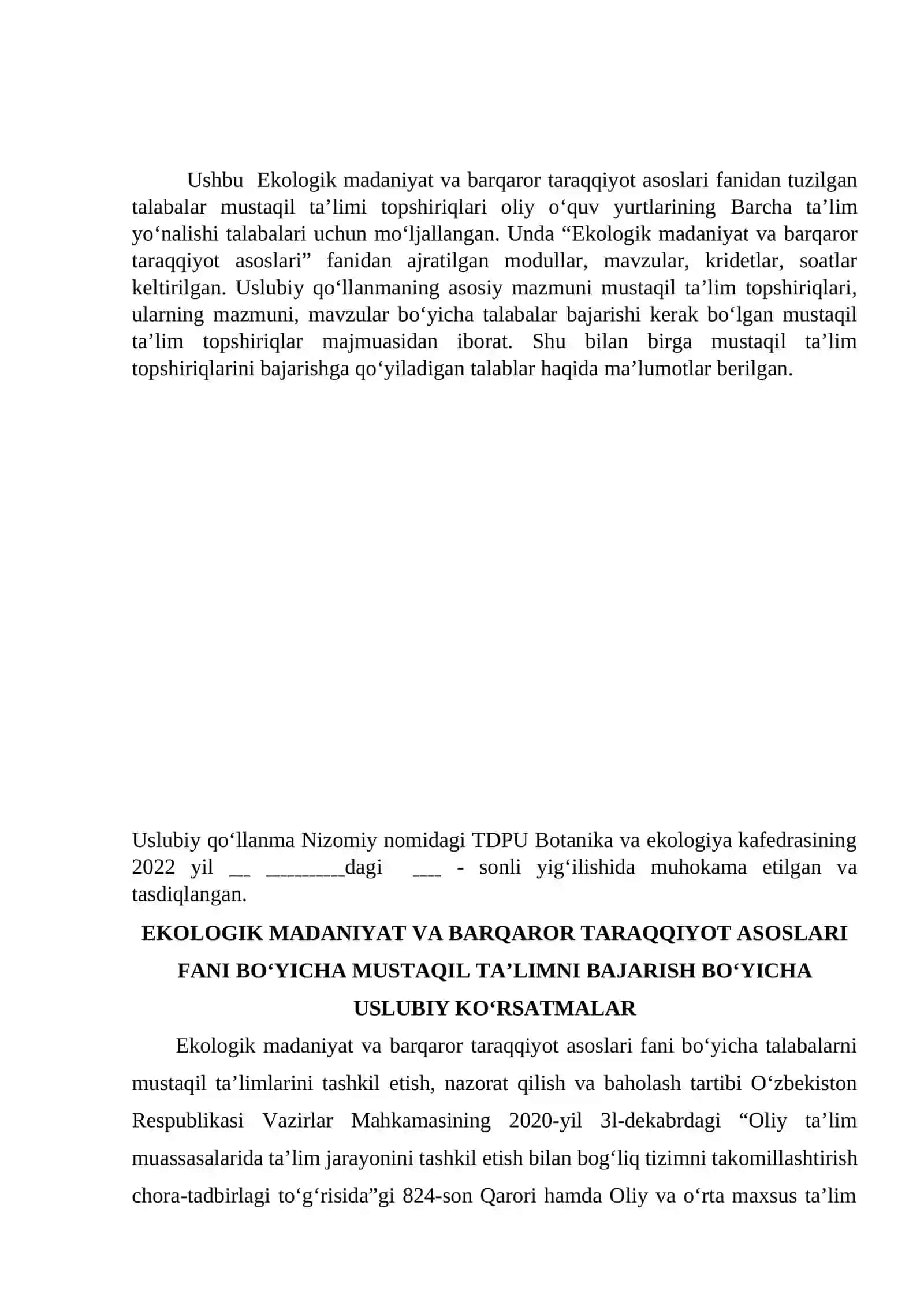 Mustaqil Ta’lim Usuliy Kurs 2
