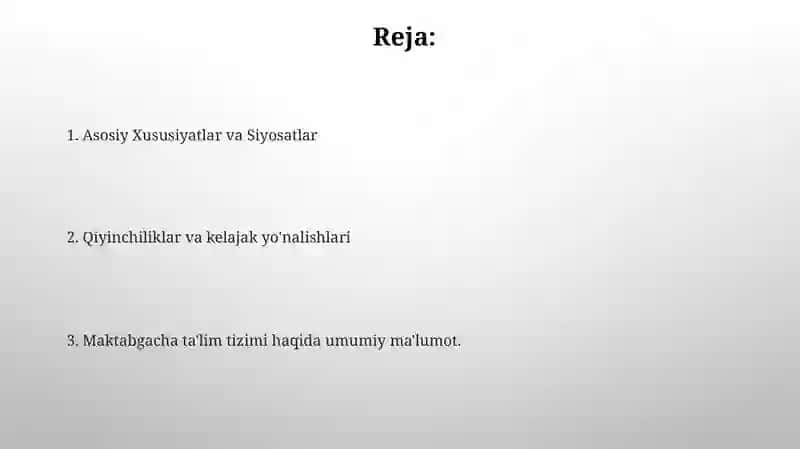 O'zbekistondagi maktabgacha ta'lim tizimi 2