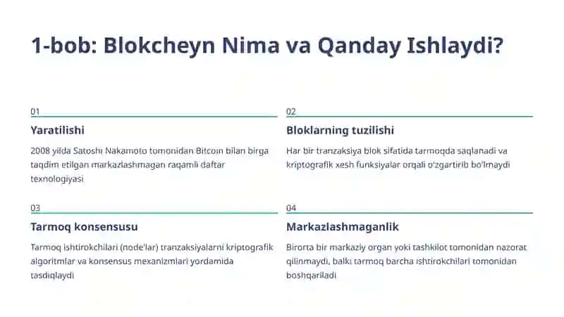 Blokcheyn Texnologiyasi va Moliyaviy Tizim: Kelajakning Asosi 2